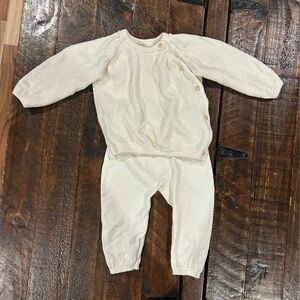 H&M 9mo Knit Matching Set